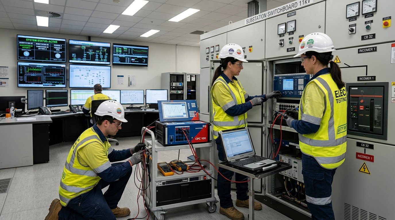 33kV and 11kV Switchboard Testing and Relays